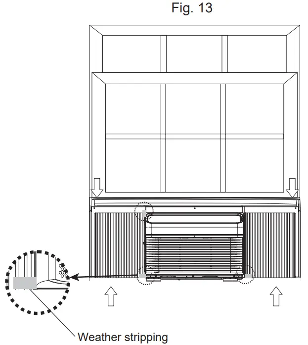 KEYSTONE KSTAW08INV HC Window Air Conditioner - Stripping