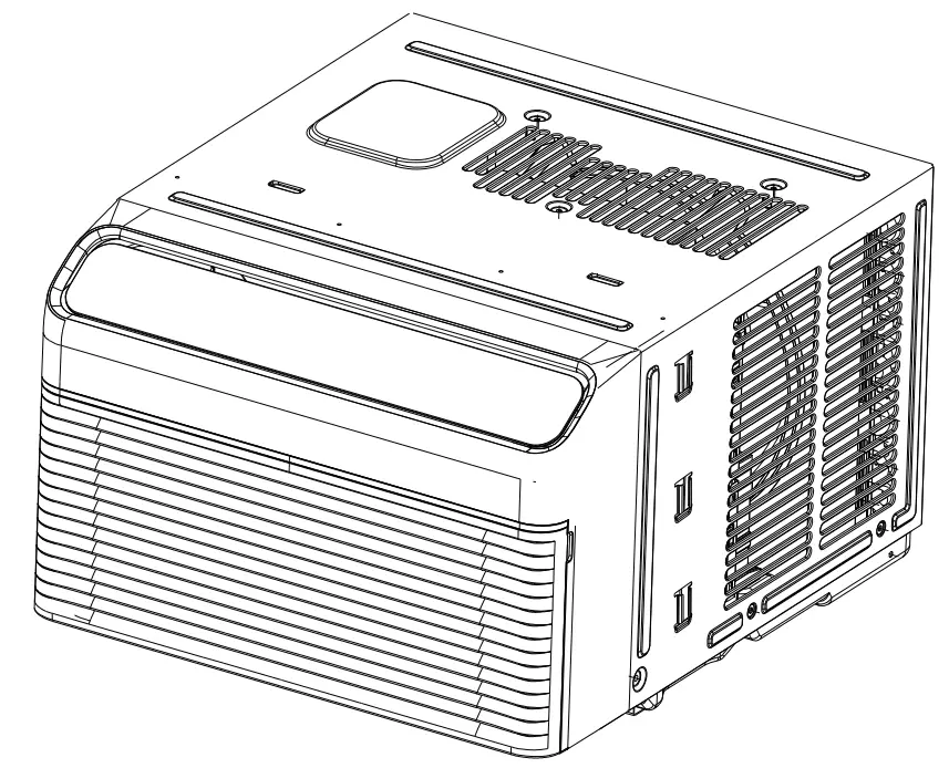 KEYSTONE KSTAW08INV HC Window Air Conditioner