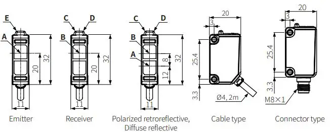 Autonics BJX Series Rectangular Photoelectric Sensors-fig9