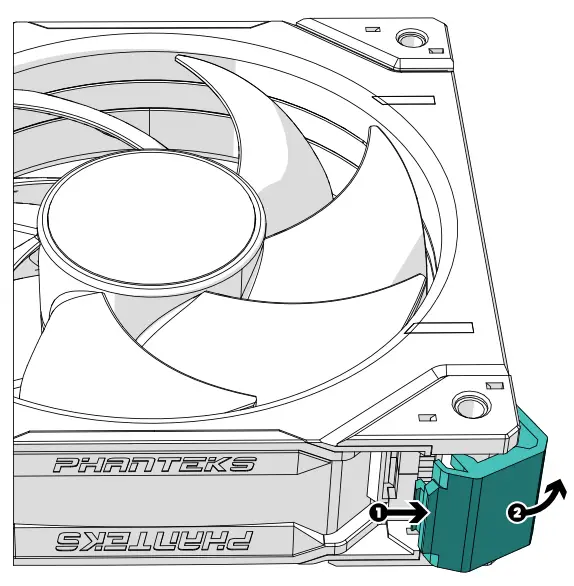 PHANTEKS D30 120 Triple RGB Fans - corner1