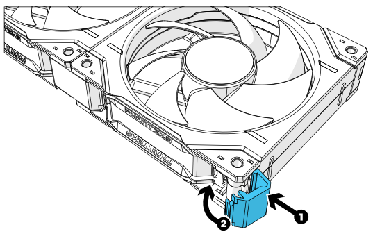 PHANTEKS D30 120 Triple RGB Fans - corners