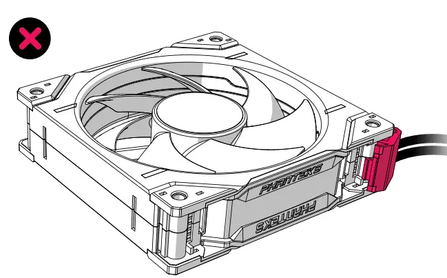 PHANTEKS D30 120 Triple RGB Fans - port1