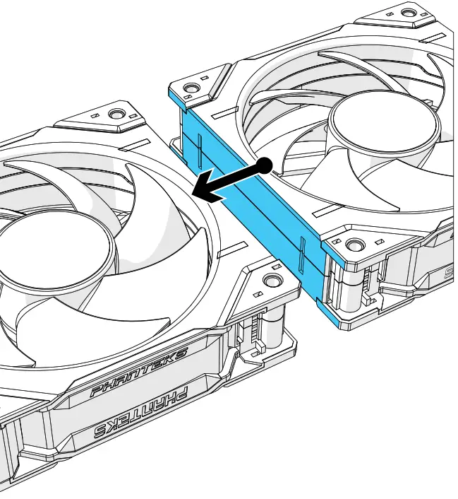 PHANTEKS D30 120 Triple RGB Fans - port2