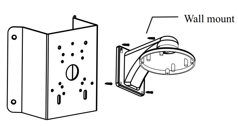 speco technologies CMT1G Corner Mount - nuts and bolt