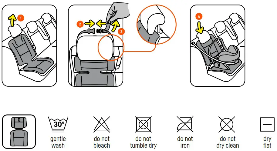 BeSafe Car Seat Protector - Usage