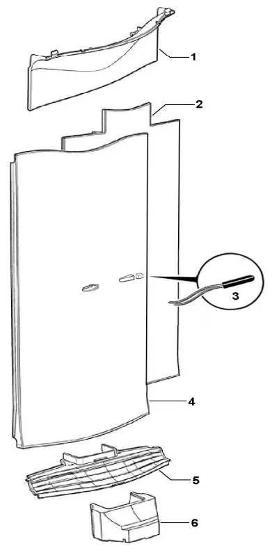 FISHER PAYKEL RF522BRWFD5 FP BI Refrigerator Freezer - Fig 7