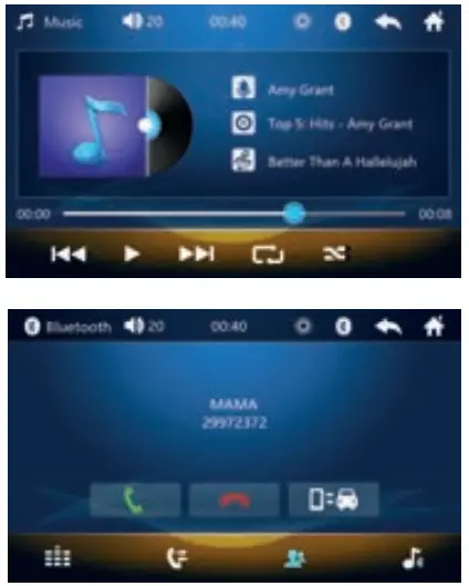 CENTEK CT-8123 Car Audio - setting 2