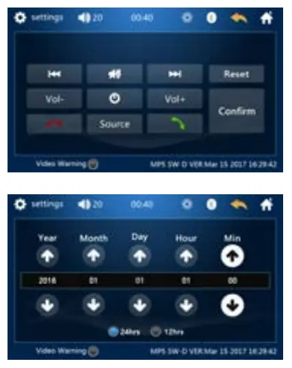 CENTEK CT-8123 Car Audio - setting 5