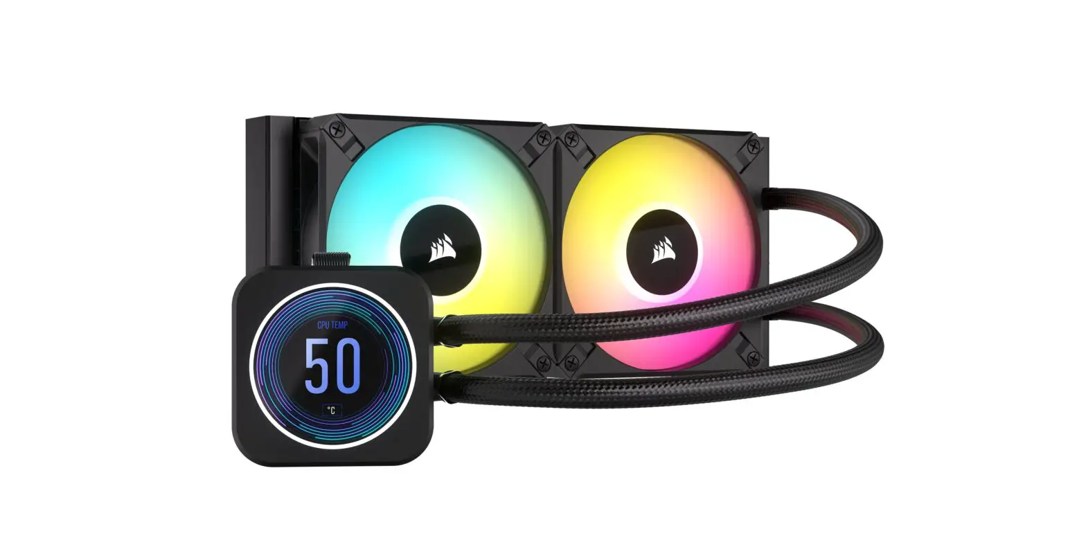 Corsair Icue H100i Elite Lcd Xt Extreme Performance Lcd Liquid Cpu Cooler User Guide