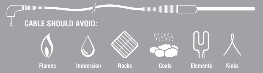 ThermoWorks TX-1003X-AP Pro Series High Temp Air Probe - cable
