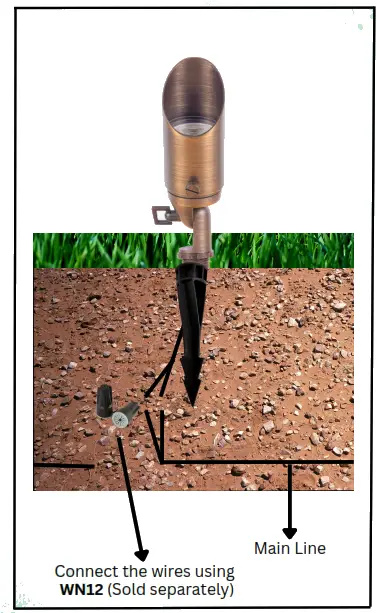 ABBA LIGHTING SPB11 BRASS Spot Light - Figure2