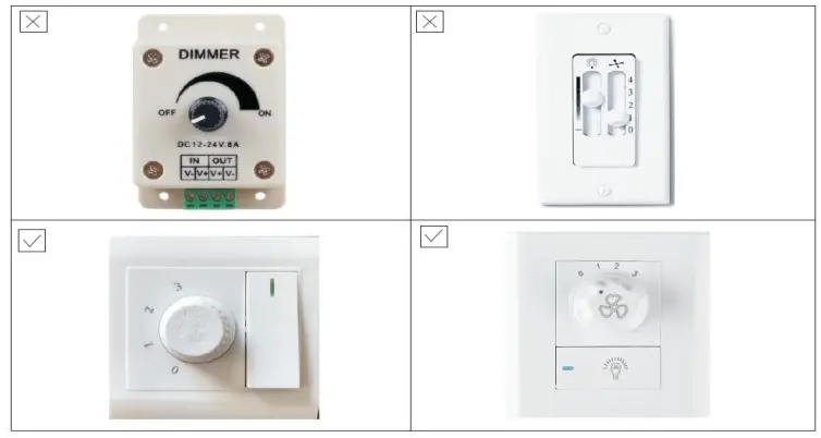 Bella Depot badt1304_2 Retractable Ceiling Fan - Before