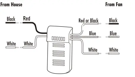 Bella Depot badt1304_2 Retractable Ceiling Fan - Receiver 1