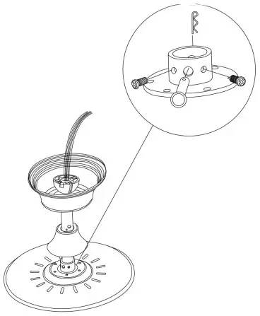 Bella Depot badt1304_2 Retractable Ceiling Fan - downlodv