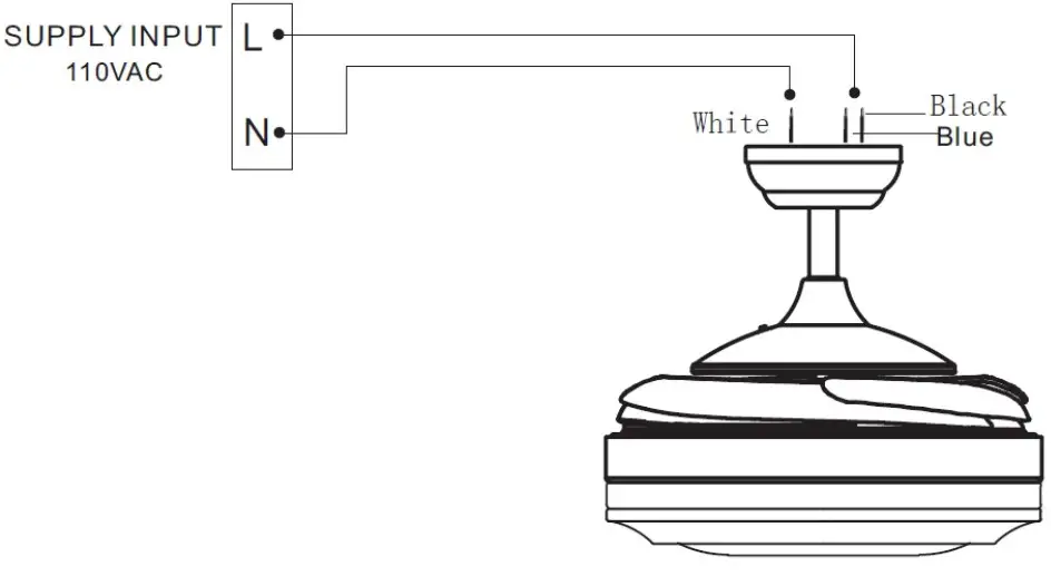 Bella Depot badt1304_2 Retractable Ceiling Fan - problim Light 3