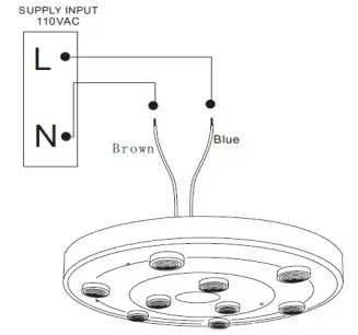 Bella Depot badt1304_2 Retractable Ceiling Fan - problim Light