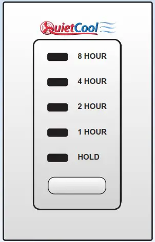 QuietCool QC CL 2250 QC CL 7000 Classic Whole House Fan - SYSTEM OPERATING INSTRUCTIONS 1
