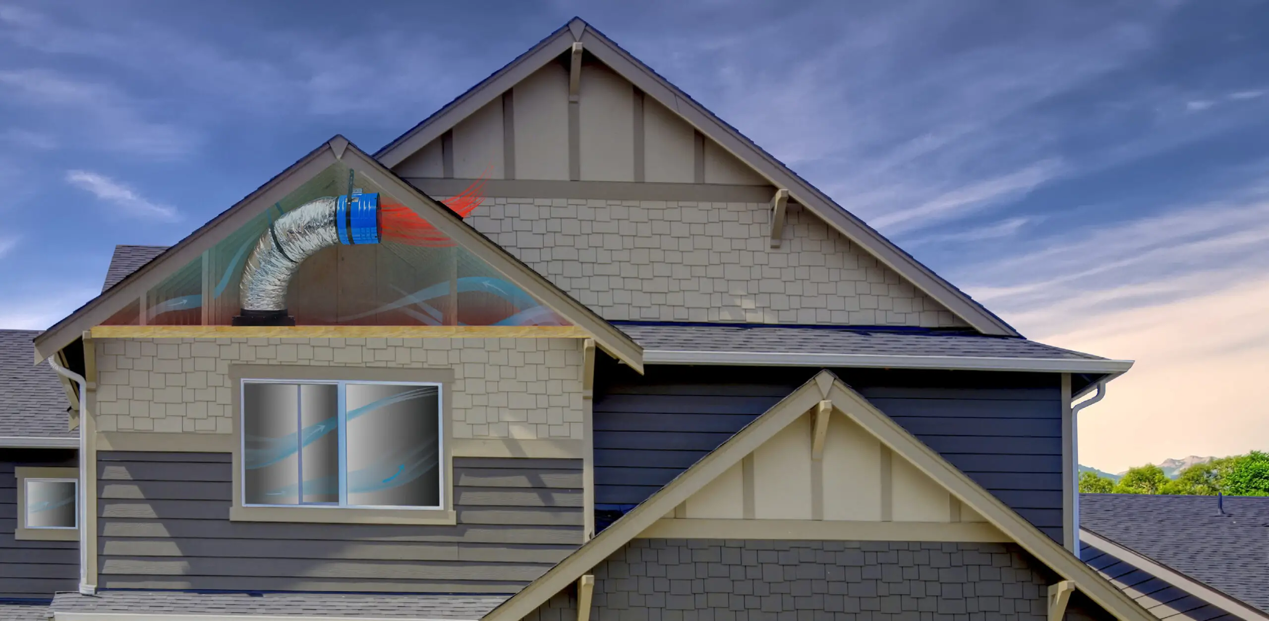 QuietCool QC CL 2250 QC CL 7000 Classic Whole House Fan - overview 2