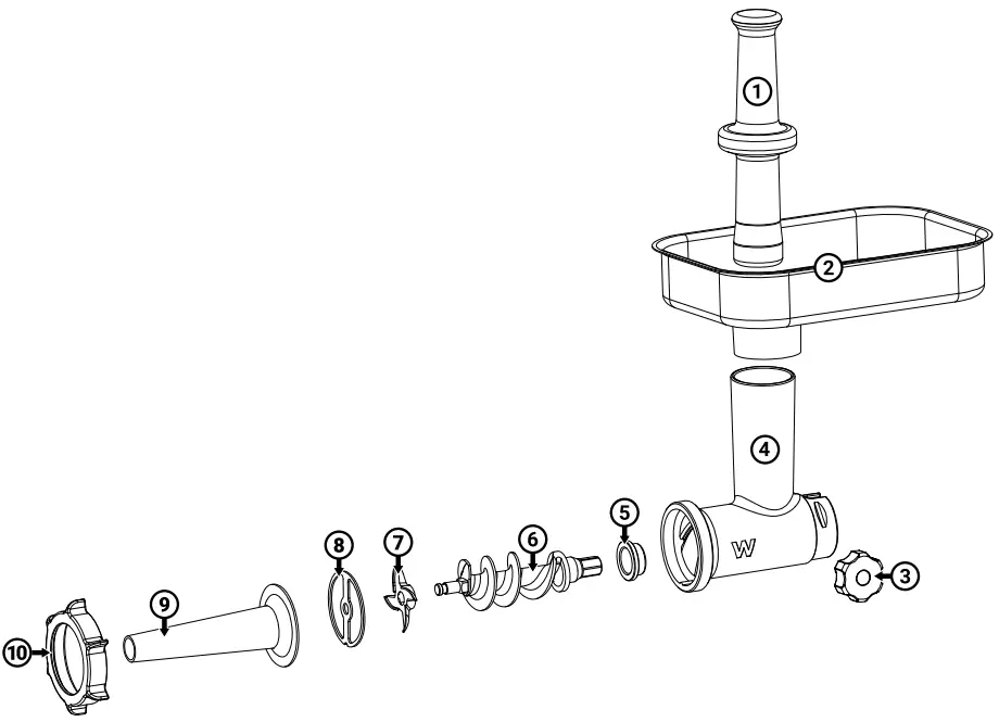 Sausage processing operation
