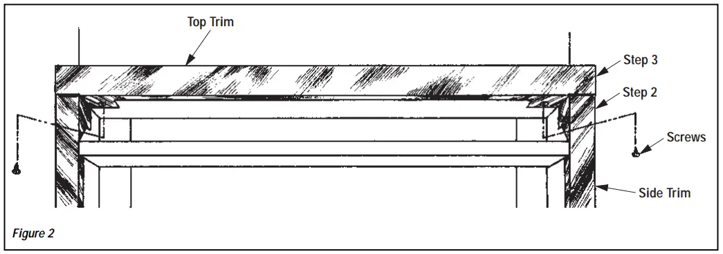 FIREPLACE EDGE TRIM KIT INSTALLATION INSTRUCTIONS