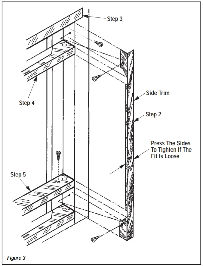 FIREPLACE EDGE TRIM KIT INSTALLATION INSTRUCTIONS