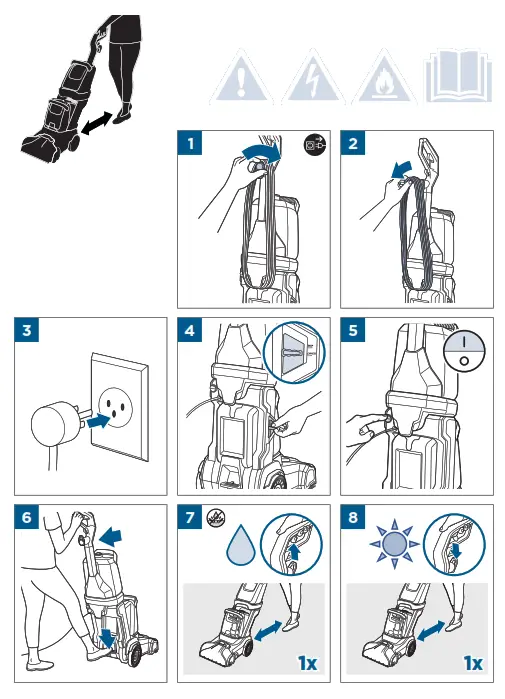 Bissell 3112 Series Powerclean 2X Carpet Cleaner - fig 5
