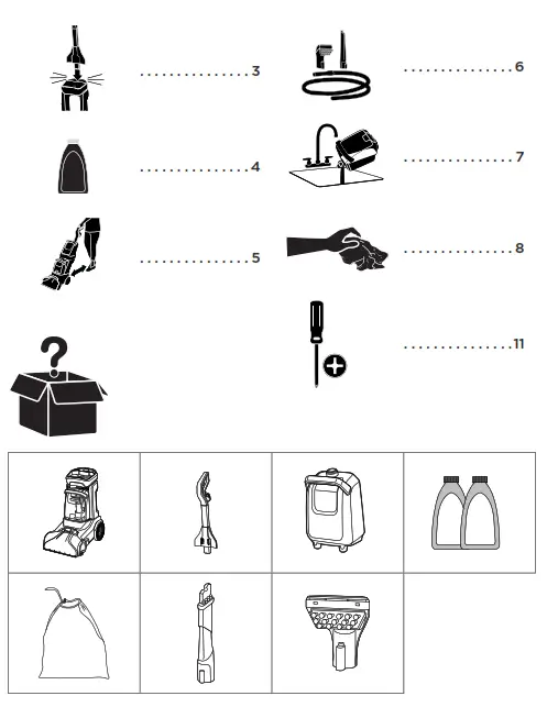 Bissell 3112 Series Powerclean 2X Carpet Cleaner - fig