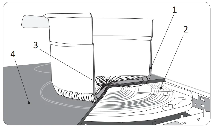 eta 579090000 Induction Hob - cooking