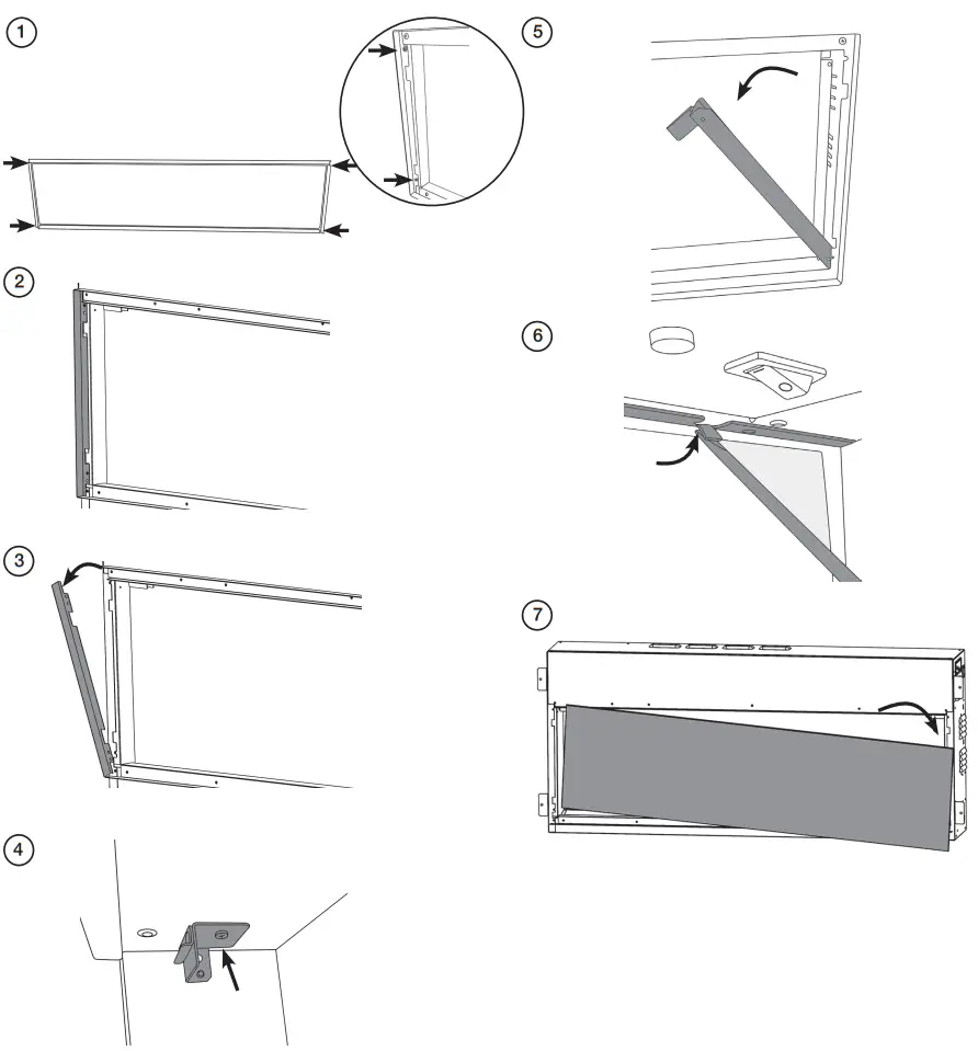 GAZCO 219 089 Radiance LED Electric Fire Range - FUEL BED1