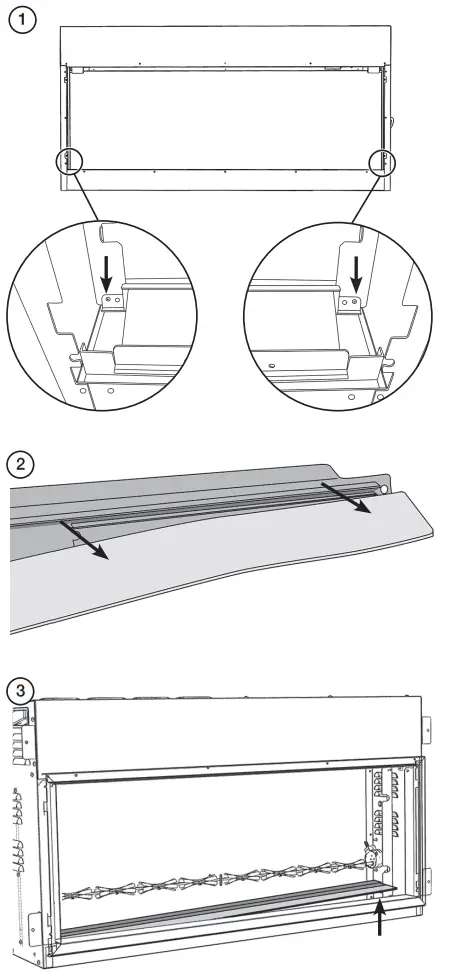 GAZCO 219 089 Radiance LED Electric Fire Range - FUEL BED2
