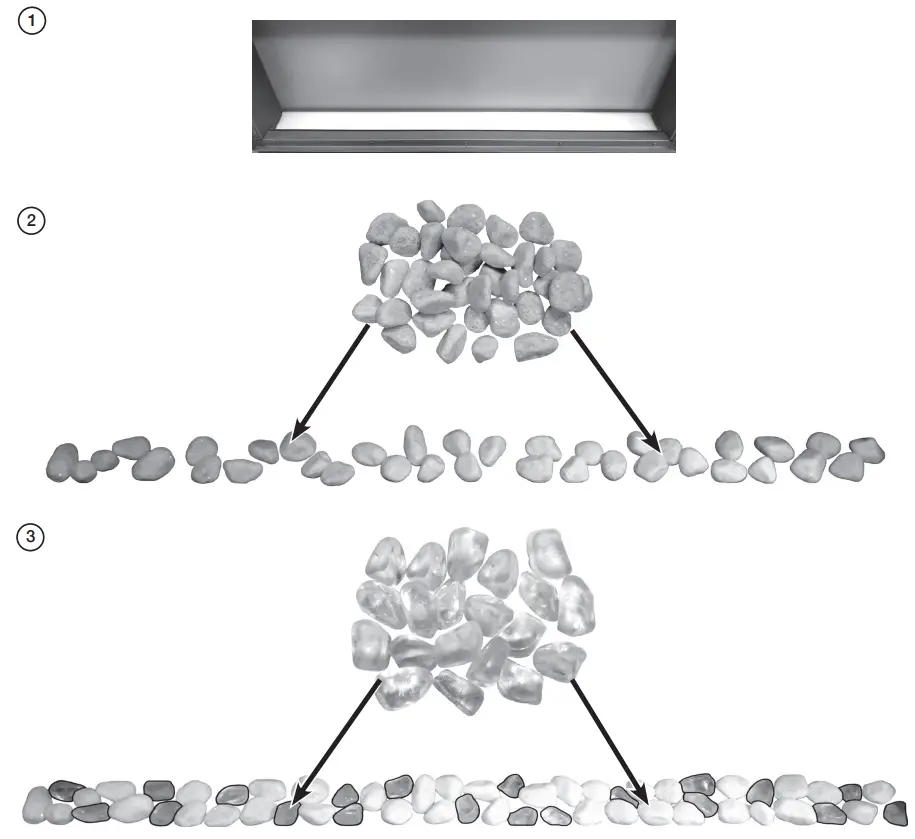 GAZCO 219 089 Radiance LED Electric Fire Range - FUEL EFFECT