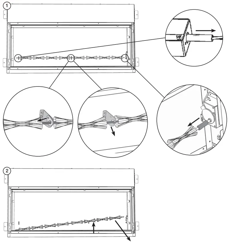 GAZCO 219 089 Radiance LED Electric Fire Range - SPINDLE