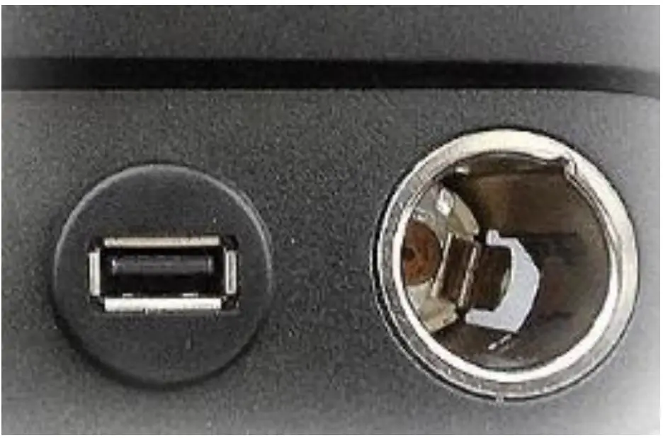 Flush mounted to dash