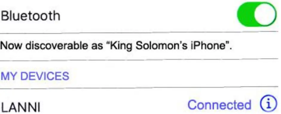 Pairing and connection