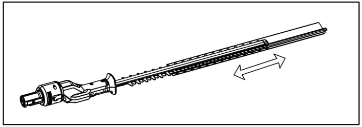 COBRA HT50LRH24V 24V Cordless Long Reach Hedge Trimmer - ASSEMBLY1