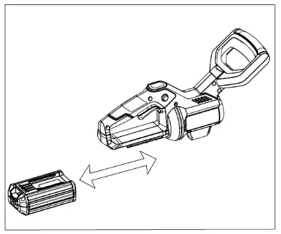 COBRA HT50LRH24V 24V Cordless Long Reach Hedge Trimmer - BATTERY