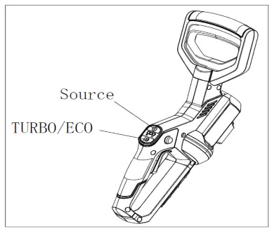 COBRA HT50LRH24V 24V Cordless Long Reach Hedge Trimmer - BATTERY1