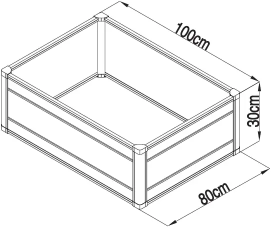 Outsunny 845-452V01 Raised Bed Planter 02