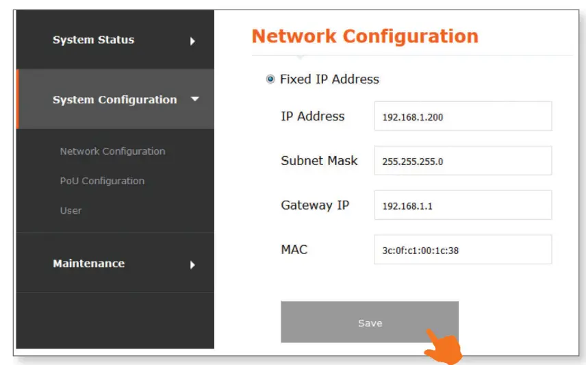 Changing Network Settings