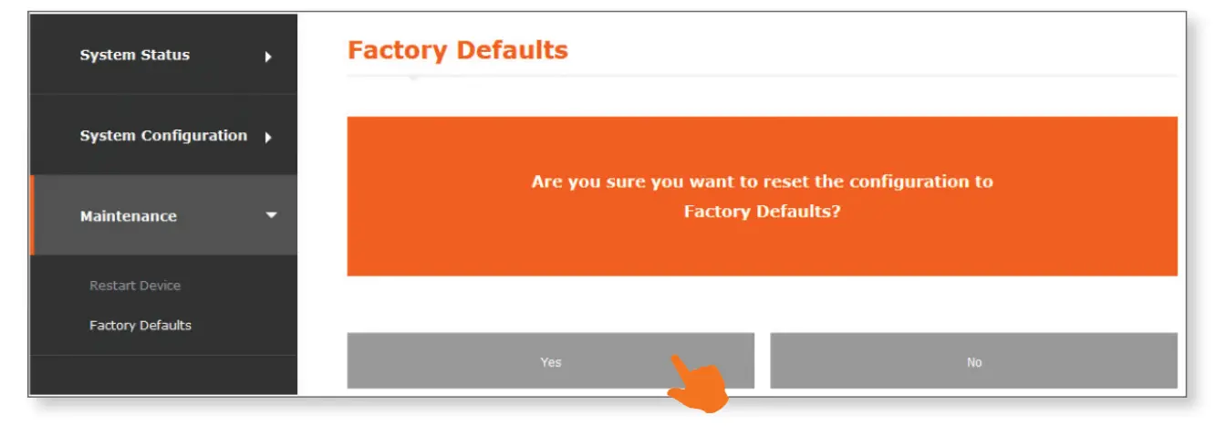 Factory Resetting the Station
