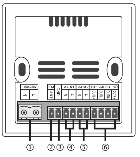 Monoprice 36374 Wall Mount Music Amplifier-fig- (3)