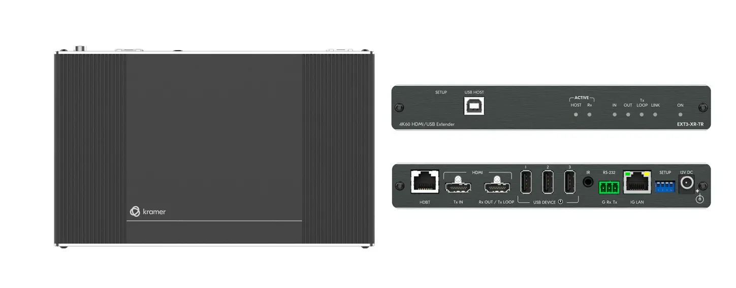 Kramer Ext3-xr-tr Dmi Extender With Usb Ethernet User Guide