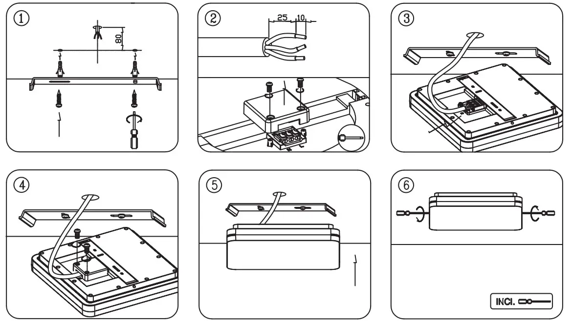 HALCYON Slice Square III 18 400mm Slice Square Dimmable Select 3K-4K Dual Wattage - Install