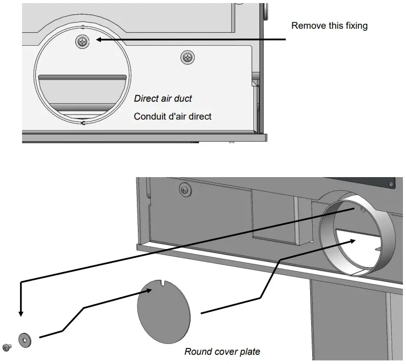 ARADA DEVON LOG FAR M Series Farringdon Freestanding Stove - rear of the stove