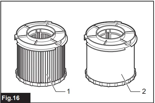 makita XCV11 Cordless Portable Vacuum Cleaner - HEPA filter