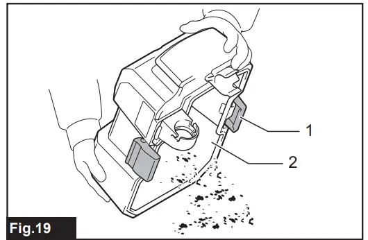 makita XCV11 Cordless Portable Vacuum Cleaner - Hook