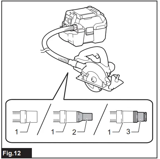 makita XCV11 Cordless Portable Vacuum Cleaner - Optional accessory