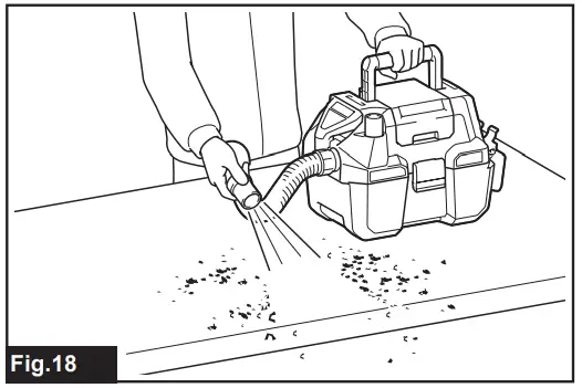 makita XCV11 Cordless Portable Vacuum Cleaner - blower