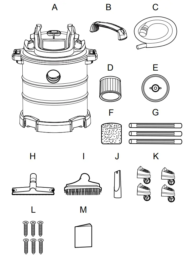 Vacmaster VOC508S Wet Dry Shop Vacuum - fig 1