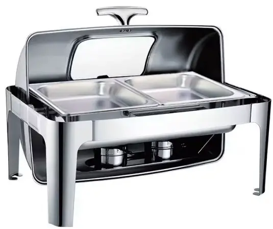 VEVOR DT-C1105 Rectangle Roll Top Chafing Dish